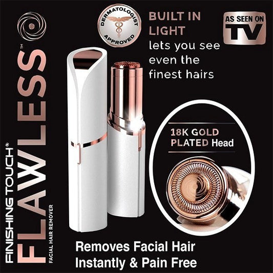 Flawless Facail Hair Remover (Cell Operated)